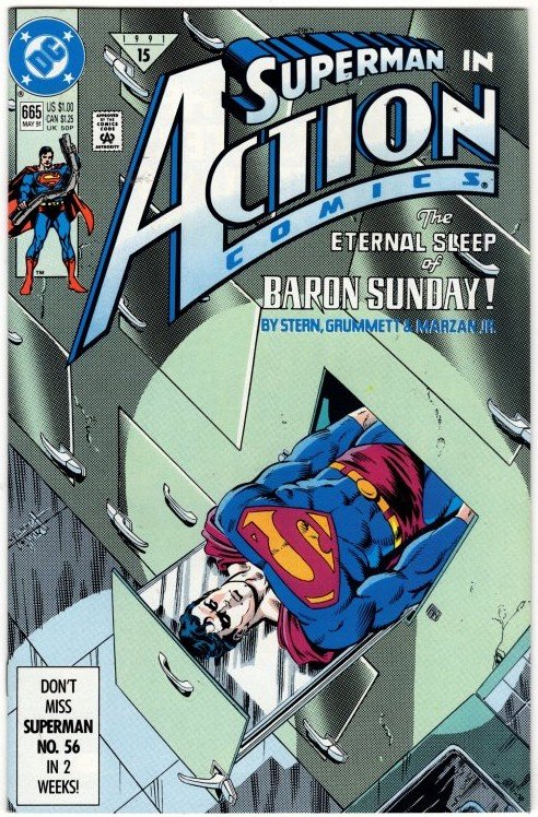 Action Comics #665 (1991) Beautiful High Grade DC Copper Age