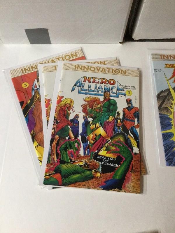 Hero Allliance Justice Machine 1 3 4 5 6 7 Innovation Comics Lot