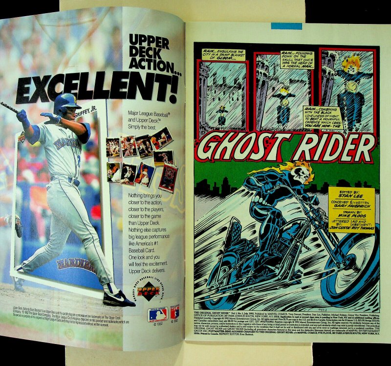 Original Ghost Rider #1 - (Jul, 1992; Marvel) - Near Mint