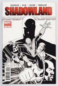 Shadowland #1 Spider-Man | Daredevil | Punisher | 4th Print (2010) FN/VF