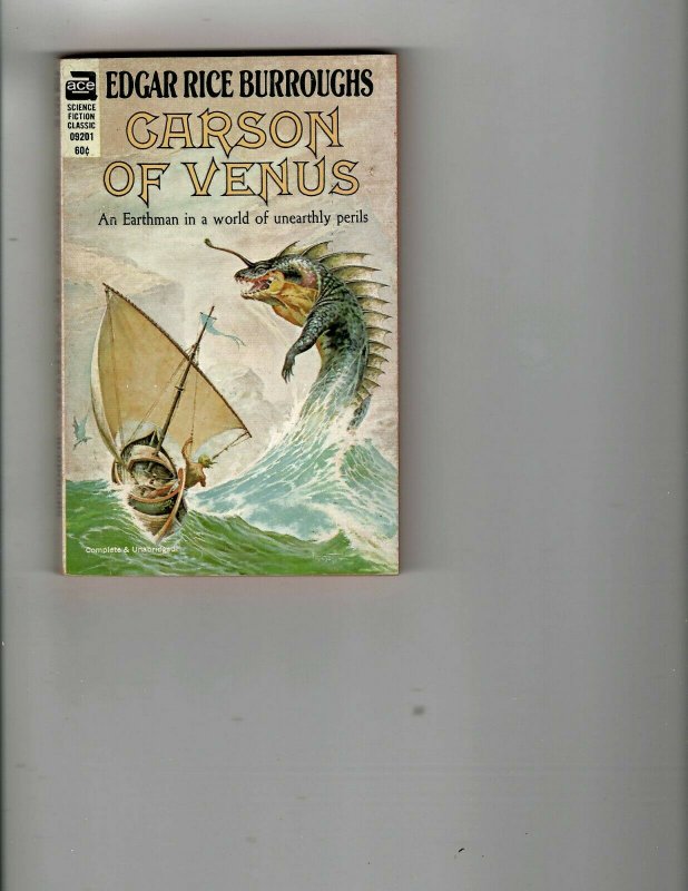 3 Books Judgment On Janus Grass Greed Carson of Venus Western Mystery JK18