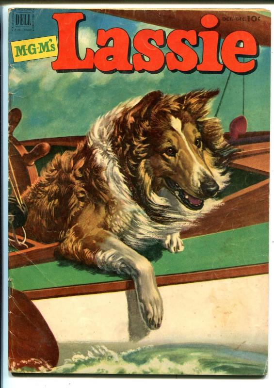 Lassie #9 1952-Dell-the famous collie-M-G-M films-VG