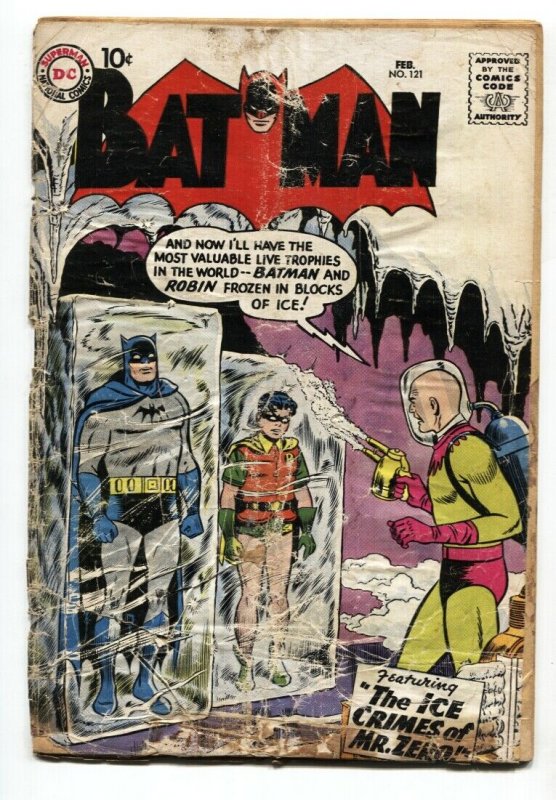 BATMAN #121-1959-FIRST MR. FREEZE-KEY-SILVER-AGE