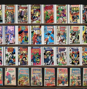 Huge Lot 140+ Comics with Thor, The Uncanny X-Men, Archie& & More!