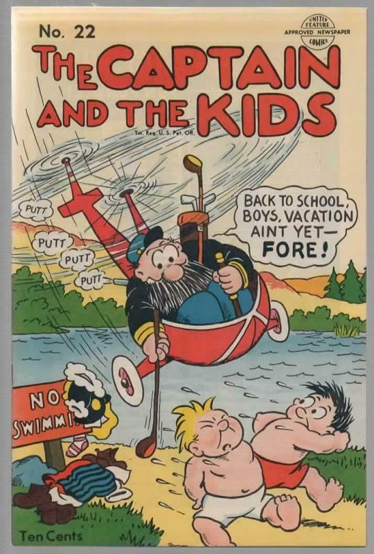 CAPTAIN & THE KIDS  22 F-VF 1951