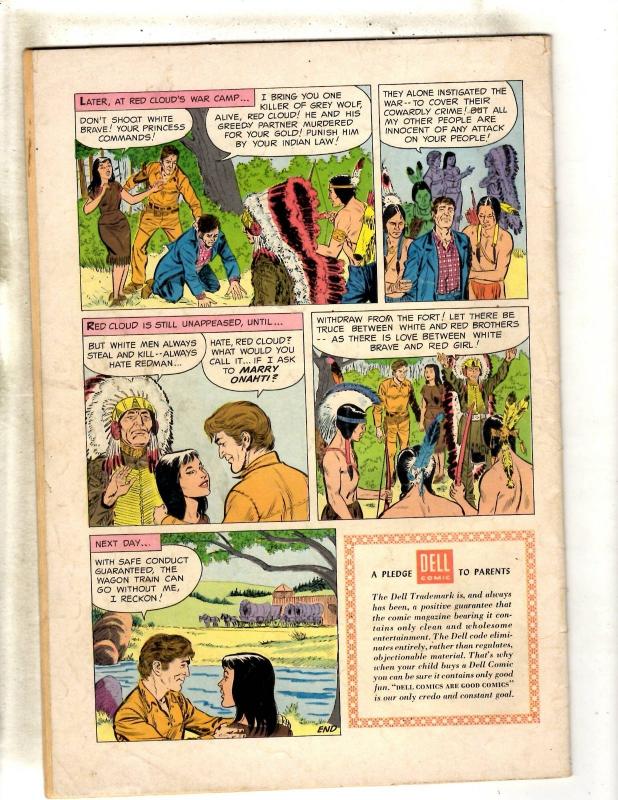 Four Color # 687 VG/FN Dell Comic Book Western Cowboy Indian Fighter JL16