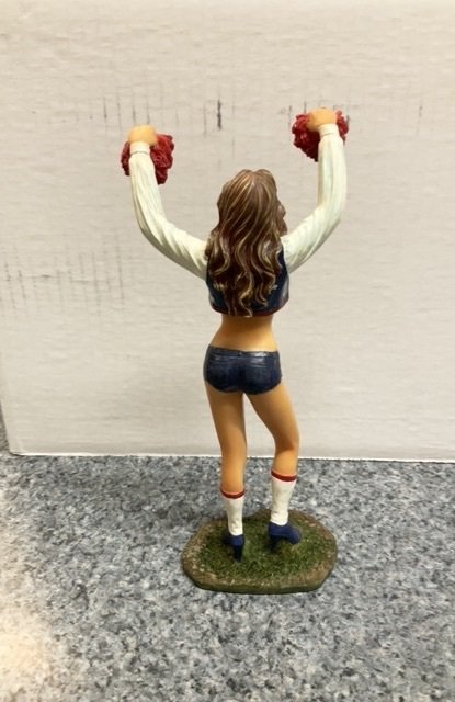 Cheerleader Resin Statue (loose) 10 inches tall
