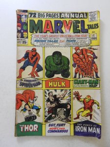 Marvel Tales #1 (1964) GD/VG Condition 1/2 in spine split, moisture stains
