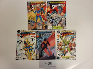 5 Superman DC Comic Books #0 78 90 91 95 51 TJ18