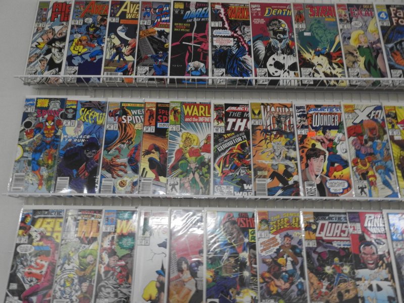 Huge Lot of 130+ Comics W/ Ghost Rider, Spiderman, Guardians o/t Galaxy Avg VF