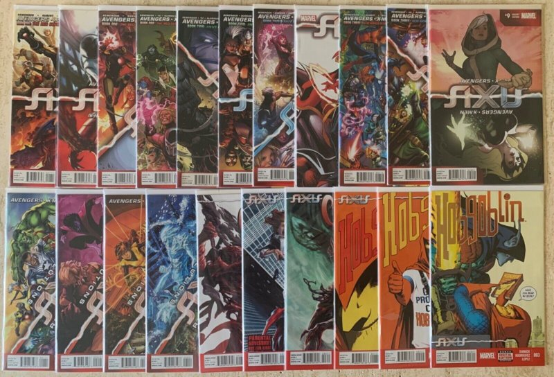 AVENGERS & X-MEN: AXIS 1-9 + REVOLUTIONS 1-4, CARNAGE 1-3, HOBGOBLIN 1-3