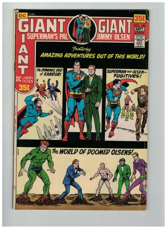 JIMMY OLSEN 140 VG Sept. 1971  GIANT SIZE