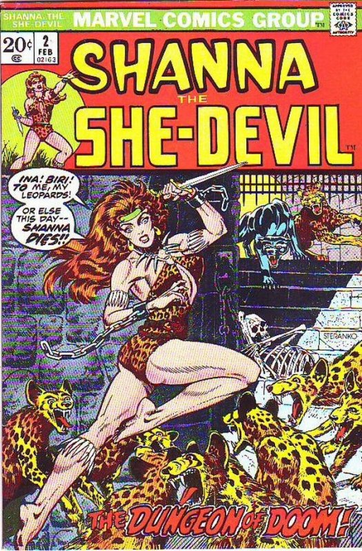 Shanna the She-Devil #2 (Feb-73) NM- High-Grade Shanna