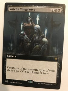 WITCH’S VENGEANCE (Showcase): Magic the Gathering MTG card Throne Eldraine, NM