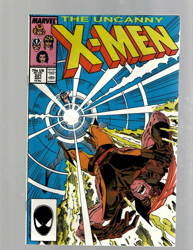 Uncanny X-Men # 221 NM- Marvel Comic Book 1st Mr. Sinister Wolverine Storm J450