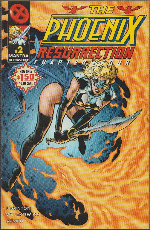 THE PHOENIX RESURRECTION / MANTRA #2 - BAD GIRL - MALIBU , BAGGED & BOARDED