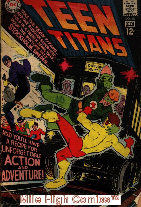 TEEN TITANS  (1966 Series)  (DC) #18 Very Good Comics Book