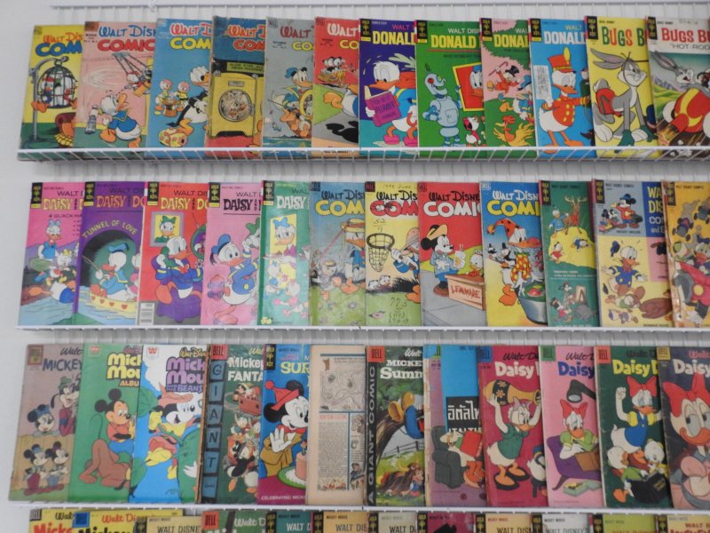 Huge Lot of 160+ Comics W/ Donald Duck, Mickey Mouse, Bugs Bunny + More!