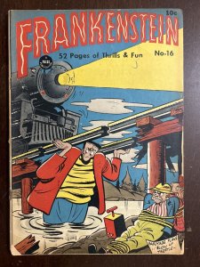 Frankenstein Comics #16 G/VG 3.0 Prize Comcis 1948 Dick Briefer Story & Art