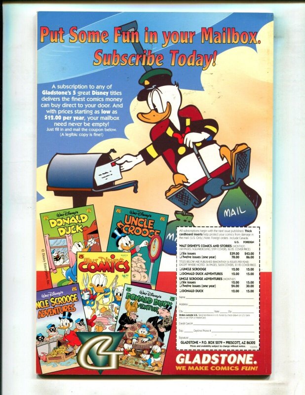 WALT DISNEY'S COMICS AND STORIES #610 (9.2) 1996