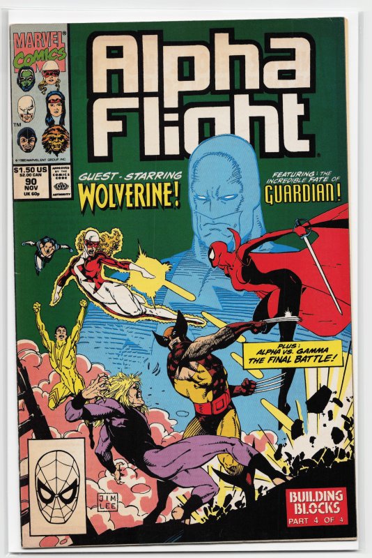 Alpha Flight #90 (1990) Alpha Flight [Key Issue]