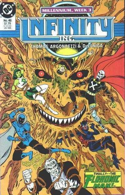 Infinity Inc. (1984 series) #46, NM- (Stock photo)