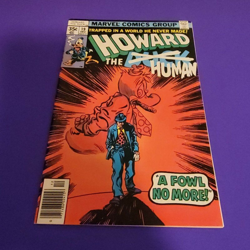 1977 Howard the Duck #19 Amazing Spider-Man Homage cover Gene Colan Fine