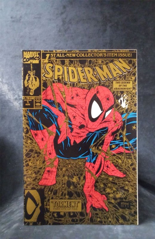Spider-Man #1 *cover damaged* 1990 Marvel Comics Comic Book