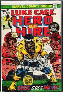 Hero for Hire #15 (1973) Luke Cage