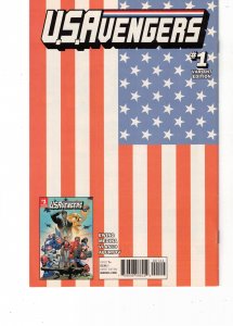 U.S.Avengers #1 Hawaii Cover (2017) NM- High-Grade Havoc variant Lynchburg Cert!