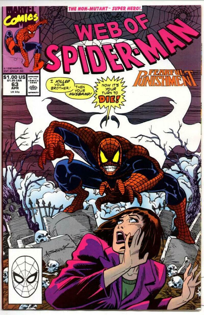 Spiderman Web of Spider-man #39 Retribution Great Gift Idea VF-NM Unread  1988 Marvel Comics Vintage Comic Book