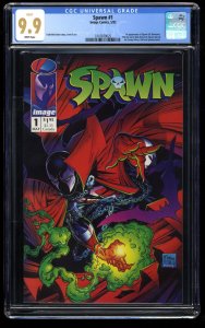 Spawn #1 CGC Mint 9.9 White Pages McFarlane!