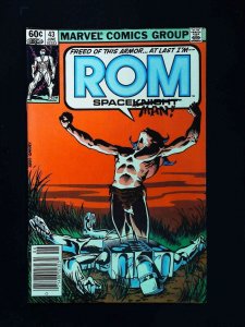 Rom #43  Marvel Comics 1983 Vf Newsstand