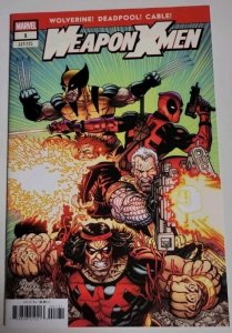 WEAPON X-MEN #1 MARVEL 2025 STEVE SKROCE VARIANT NM