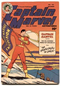 Captain Marvel Adventures #103 1949- Rediscovery of Earth FN