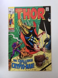 Thor #174 (1970) VG+ condition bottom staple detached from cover