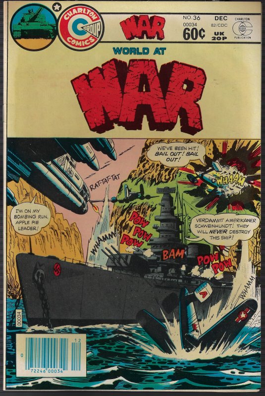 War #36 (Charlton, 1982) NM