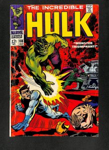 Incredible Hulk (1962) #108 Mandarin! Nick Fury! Monster Triumphant!