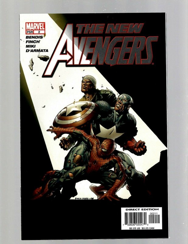 12 New Avengers Marvel Comic Books # 1 2 3 4 5 6 7 8 9 10 12 + Annual # 1 HY5