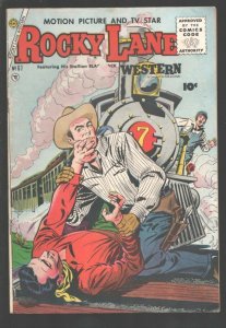 Rocky Lane Western #67 1955-Charlton-Dick Giordano-Dead Man's Revenge altered...