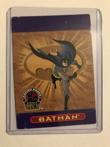 THE ADVENTURES OF BATMAN & ROBIN P1 promo card; Skybox 1996 NM/M; TV, Cartoon