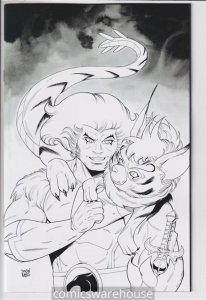 THUNDERCATS (2023 DYNAMITE) #3 VARIANT 1:11 CVR ZB MOSS SNARF B&W VIRGIN R25922