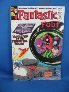 FANTASTIC FOUR 38 F+ KIRBY MARVEL 1965 NICE