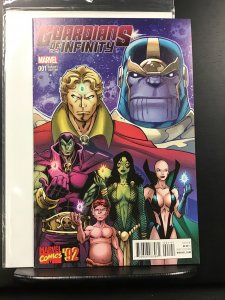 Guardians of Infinity #1 Incentive Ron Lim Marvel ‘92 Variant (2016) (VF+)