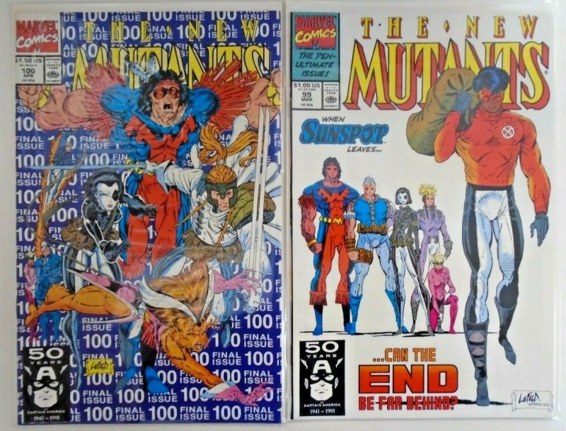 *New Mutants (1983, v1) #94-97, 99-100 (6 books)