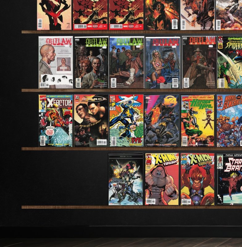 Huge Lot 150+ Comics with X-Factor, X-Force, Outlaw Nation & More!