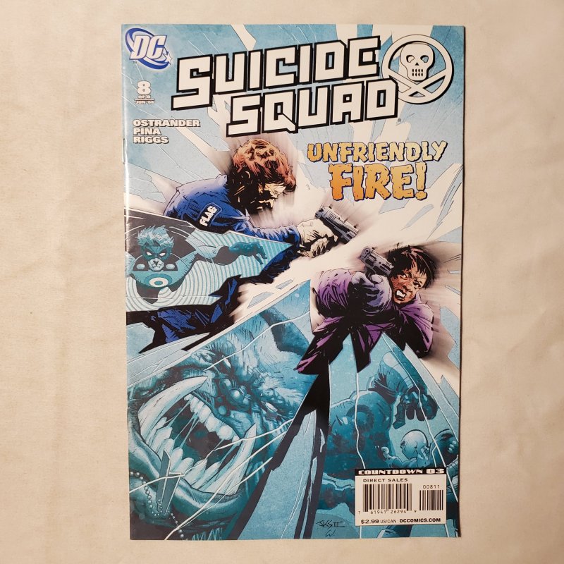 Suicide Squad 8 Very Fine/Near Mint Cover by John K. Snyder