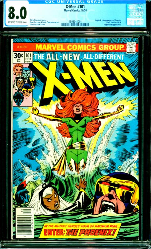X-Men #101 CGC Graded 8.0 Origin and 1st Appearance of the Phoenix