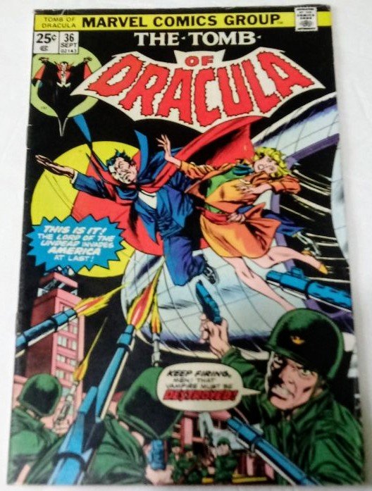 Tomb of Dracula #36 (VG/F) 1975 Bronze Age Marvel Horror ID#09A