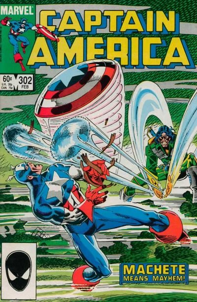 Captain America #302 (ungraded) stock photo ID#B-1